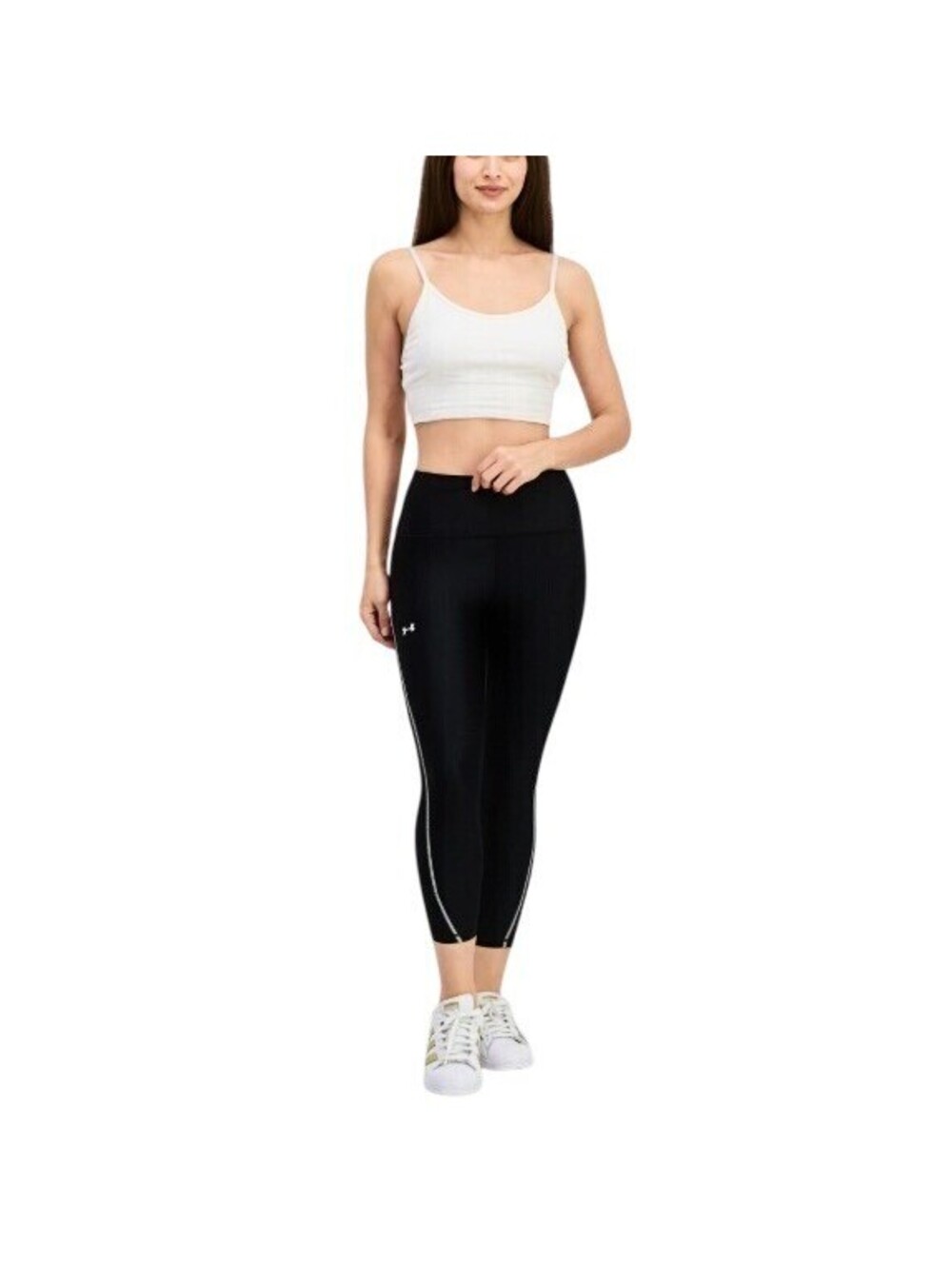 Under Armour Women's Black Sportswear Fit Heatgear Training Leggings Size M